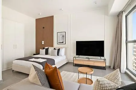 아파트 Silkhaus Studio With Private Beach And Sea View 아부다비 아랍에미리트